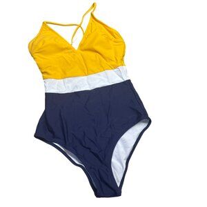 NWT Colorblock one piece swimsuit